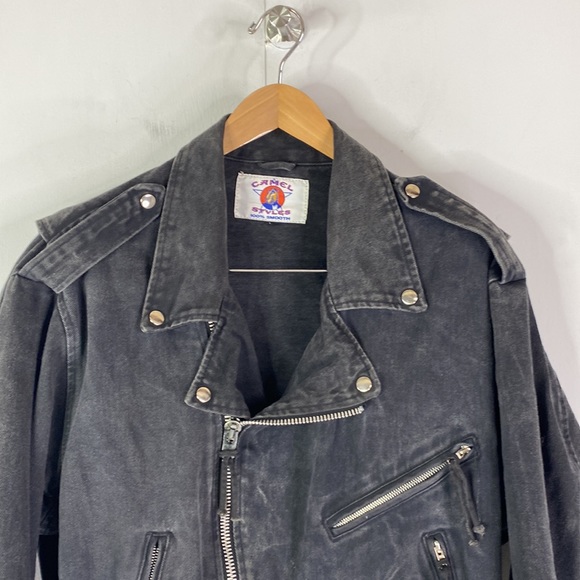 1992 Camel Moto Jean Jacket - Picture 3 of 16